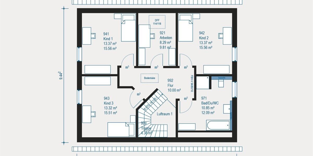 Home 12: 171,77 m² - klar geplantes Familienwohnen - Einfamilienhaus Fulda Aschenberg | Angebot:27331842