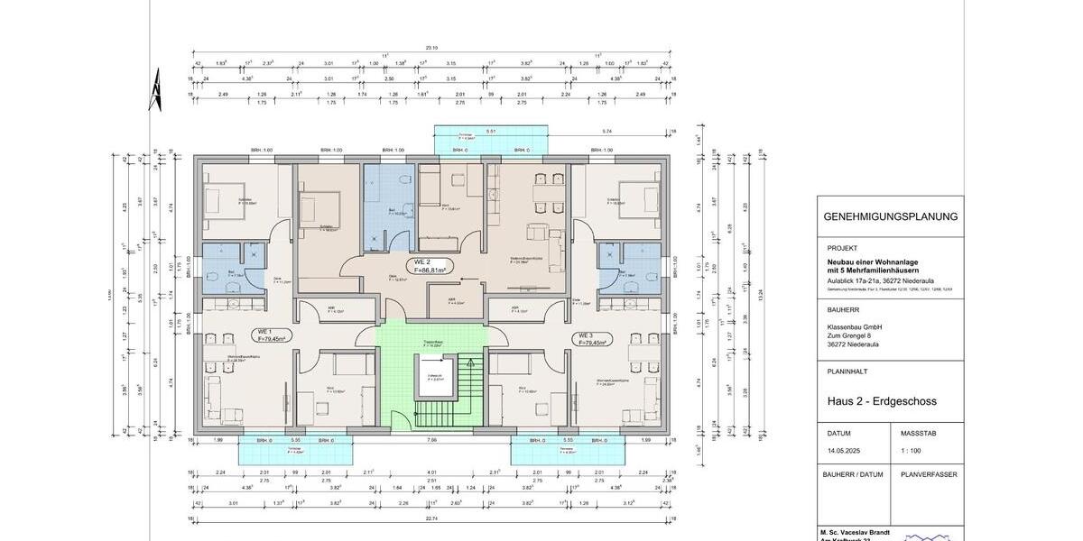 Etagenwohnung Niederaula - 3 Zimmer, 79 m&sup2;, 320.000&euro; | Angebot:25106486
