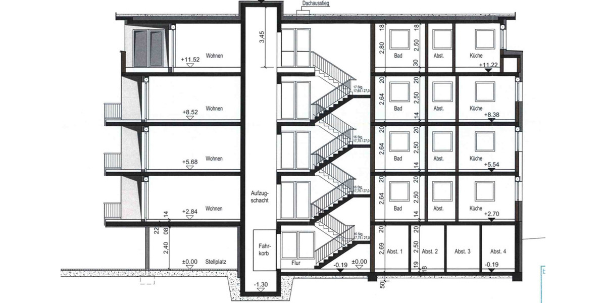 Etagenwohnung Hünfeld - 2 Zimmer, 75 m&sup2;, 294.340&euro; | Angebot:23917241