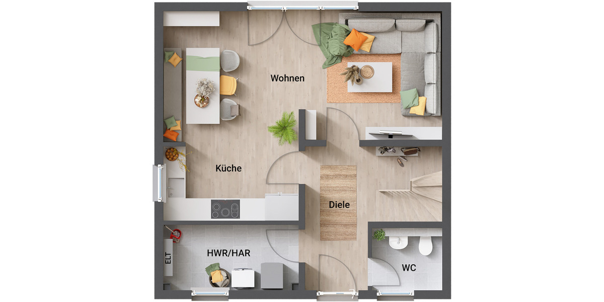 Einfamilienhaus Niederaula - 3 Zimmer, 106 m&sup2;, 238.200&euro; | Angebot:25737833