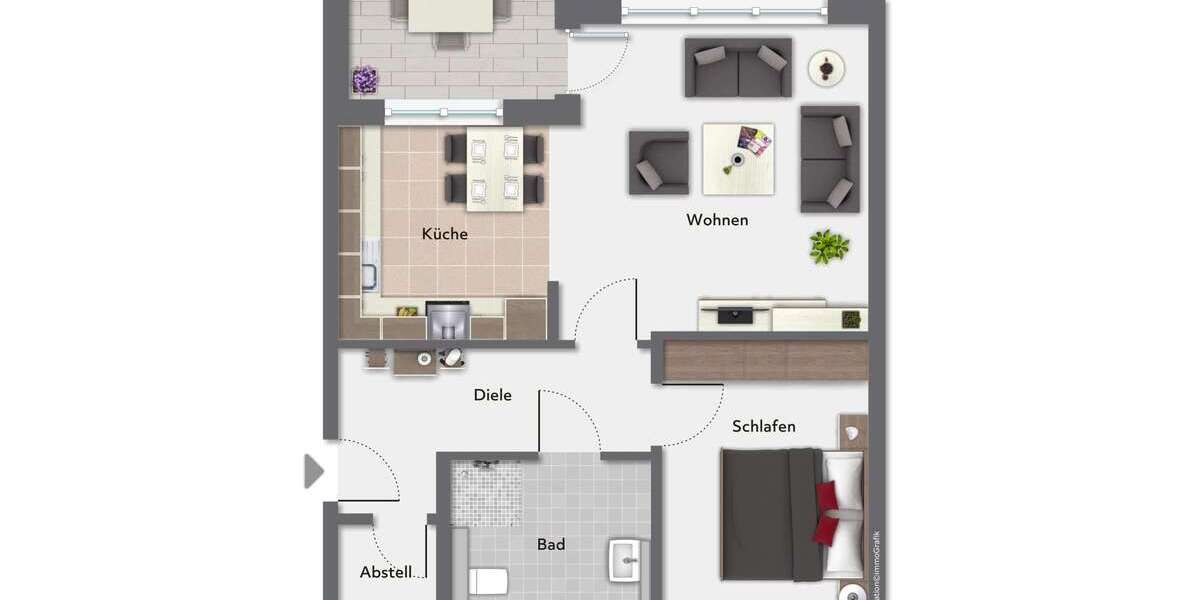 Etagenwohnung Schlitz - 2 Zimmer, 63 m&sup2;, 225.000&euro; | Angebot:21671470