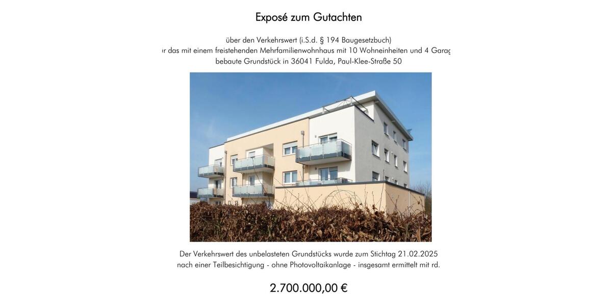 Mehrfamilienhaus, Wohnhaus Fulda Fulda-Galerie - 2.720.000&euro; | Angebot:26162368