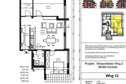 Wohnung Hünfeld - 3 Zimmer, 79 m&sup2;, 830&euro; | Angebot:26665473