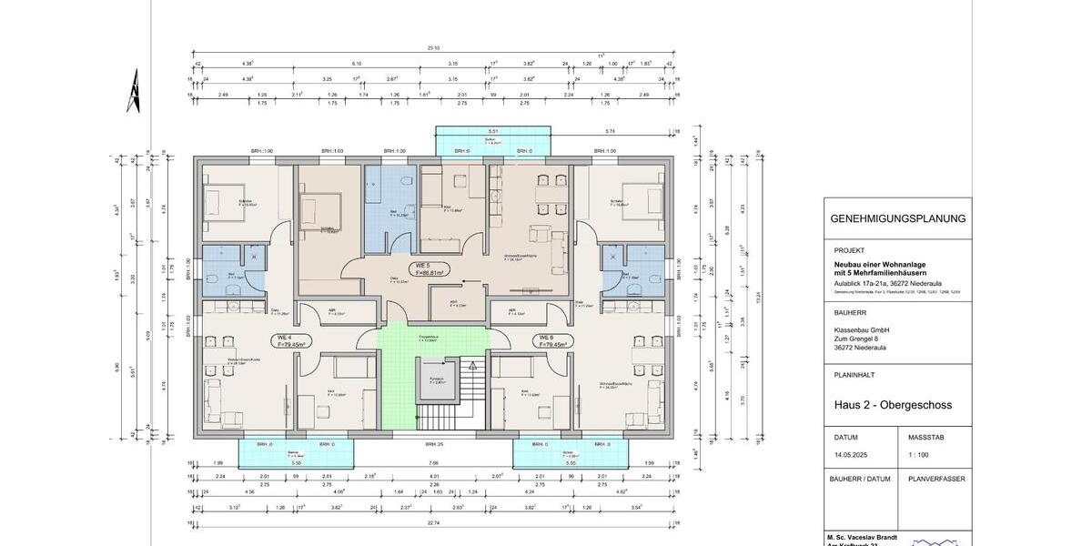 Etagenwohnung Niederaula - 3 Zimmer, 79 m&sup2;, 320.000&euro; | Angebot:25106486