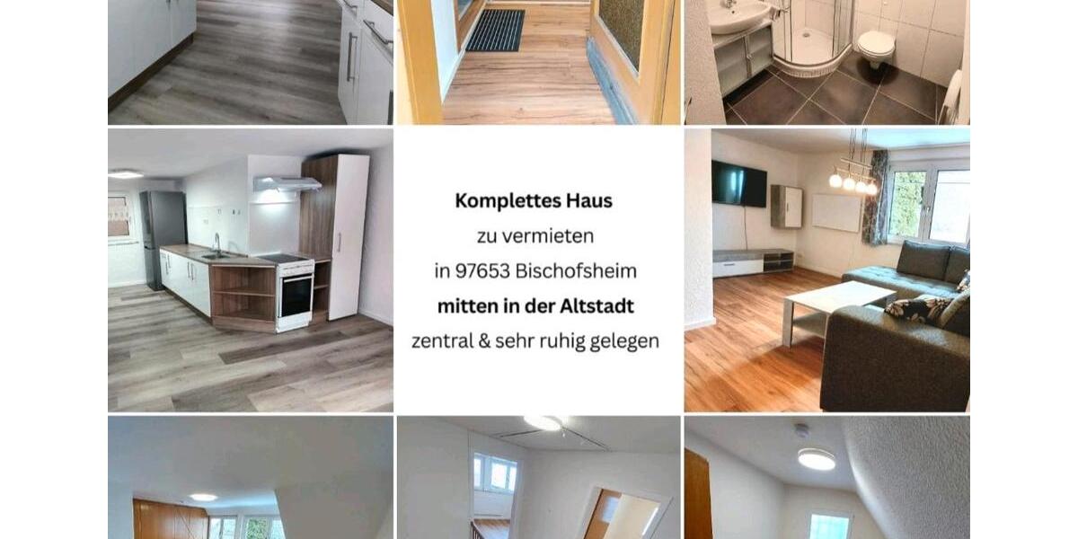 Einfamilienhaus Bischofsheim in der Rhön - 3 Zimmer, 71 m&sup2;, 800&euro; | Angebot:26432103