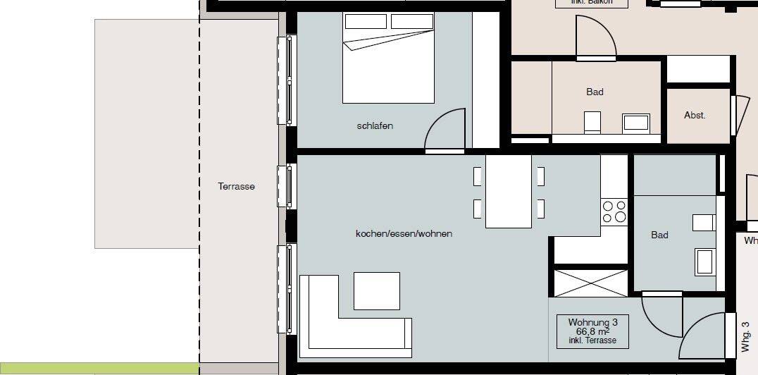 Etagenwohnung Schlitz - 2 Zimmer, 66 m&sup2;, 675&euro; | Angebot:26228538