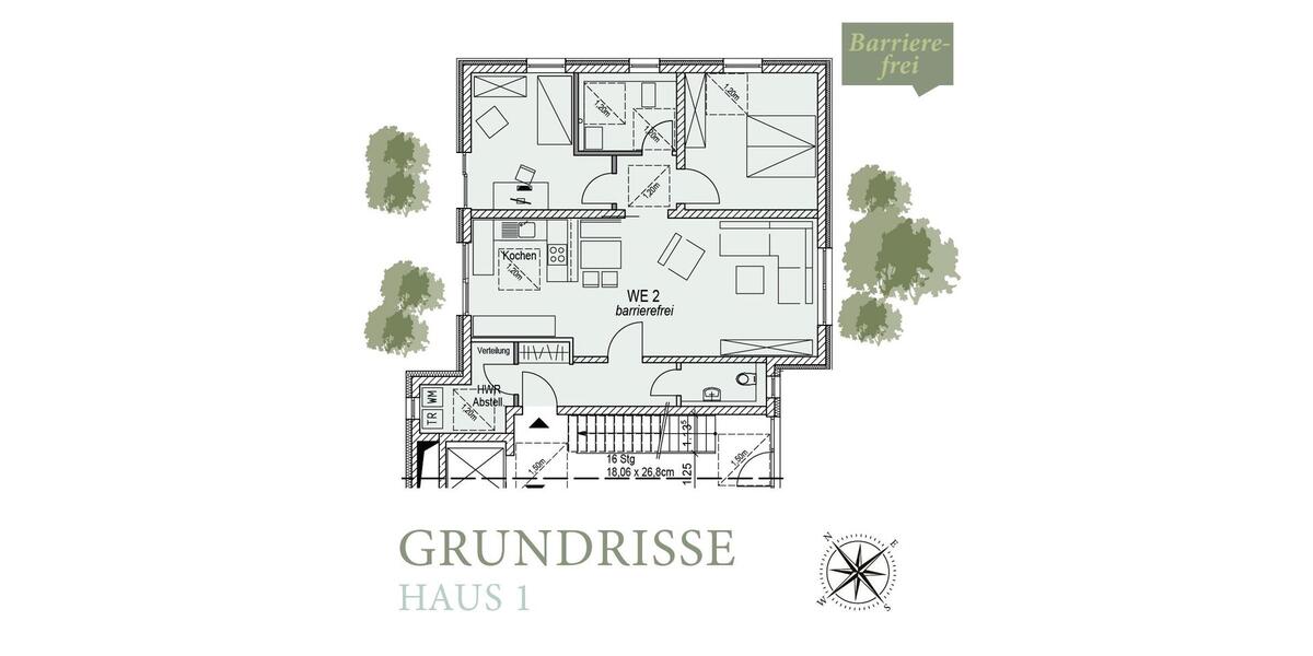 Erdgeschoßwohnung Künzell - 3 Zimmer, 99 m&sup2;, 375.364&euro; | Angebot:26943657
