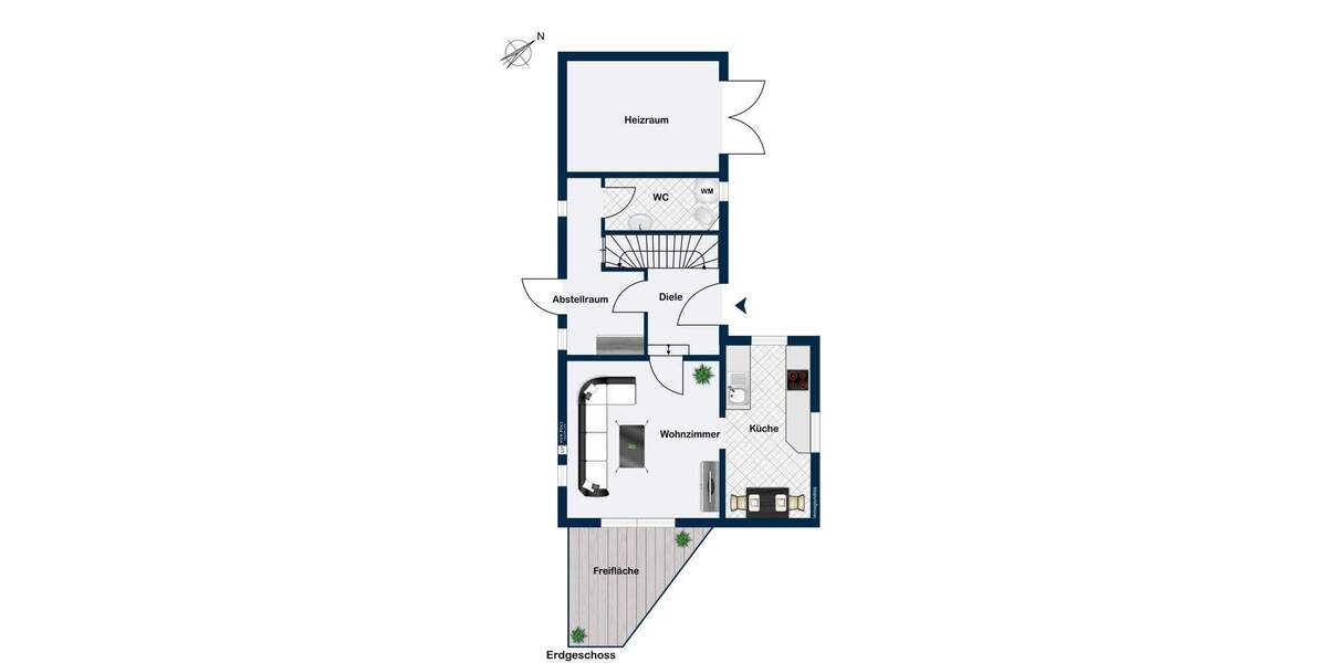 Einfamilienhaus Großenlüder - 4 Zimmer, 86 m&sup2;, 135.000&euro; | Angebot:25665152