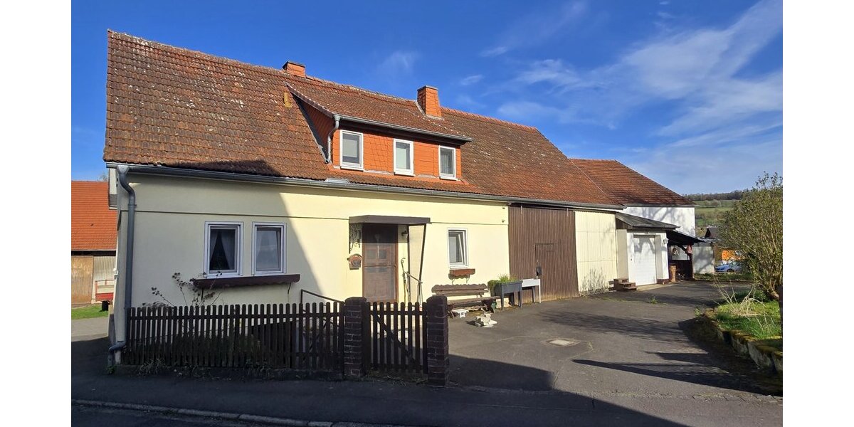 Kalbach-OT, EFH + Scheune - Einfamilienhaus Kalbach Uttrichshausen | Angebot:26093481