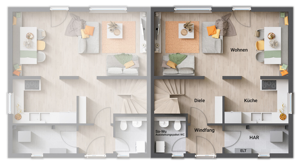 Mehrfamilienhaus, Wohnhaus Eiterfeld Leimbach - 3 Zimmer, 104 m&sup2;, 227.060&euro; | Angebot:25700368