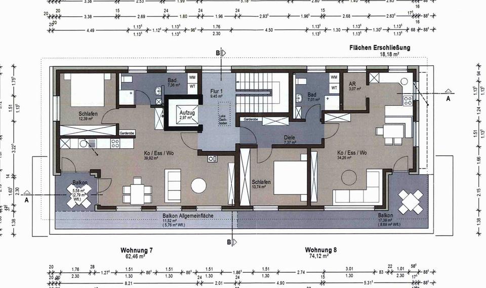 Erdgeschoßwohnung Hünfeld - 2 Zimmer, 75 m&sup2;, 292.950&euro; | Angebot:27216226