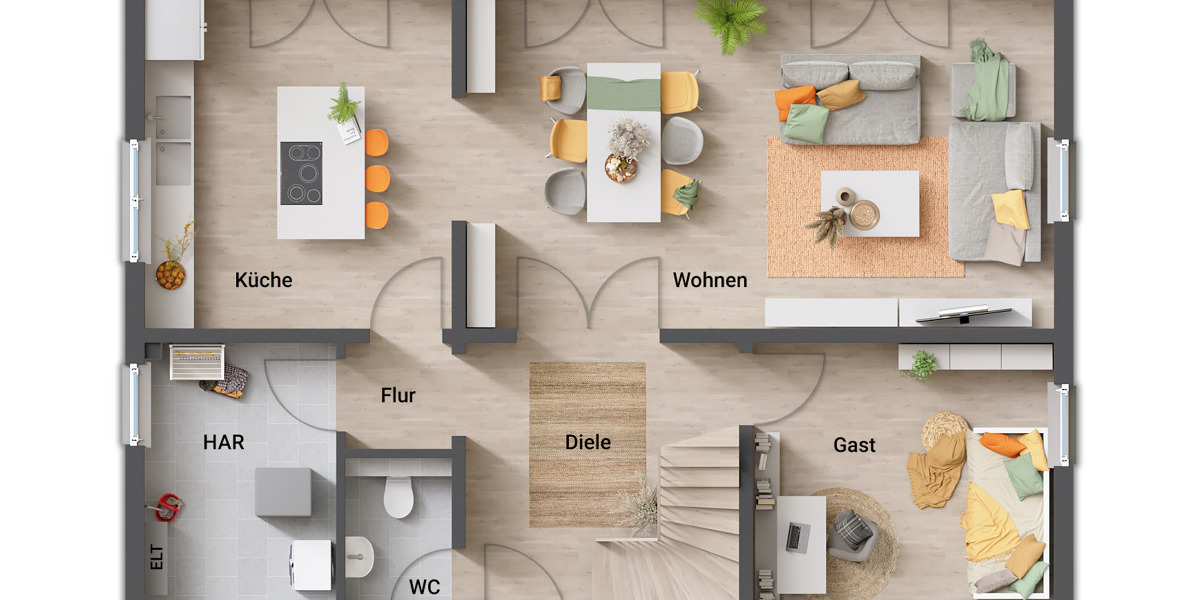 Einfamilienhaus Niederaula - 5 Zimmer, 158 m&sup2;, 287.250&euro; | Angebot:25777697