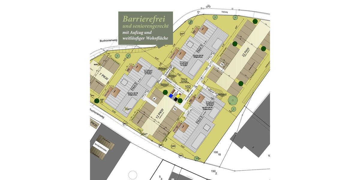 Erdgeschoßwohnung Künzell - 3 Zimmer, 91 m&sup2;, 389.999&euro; | Angebot:26198760