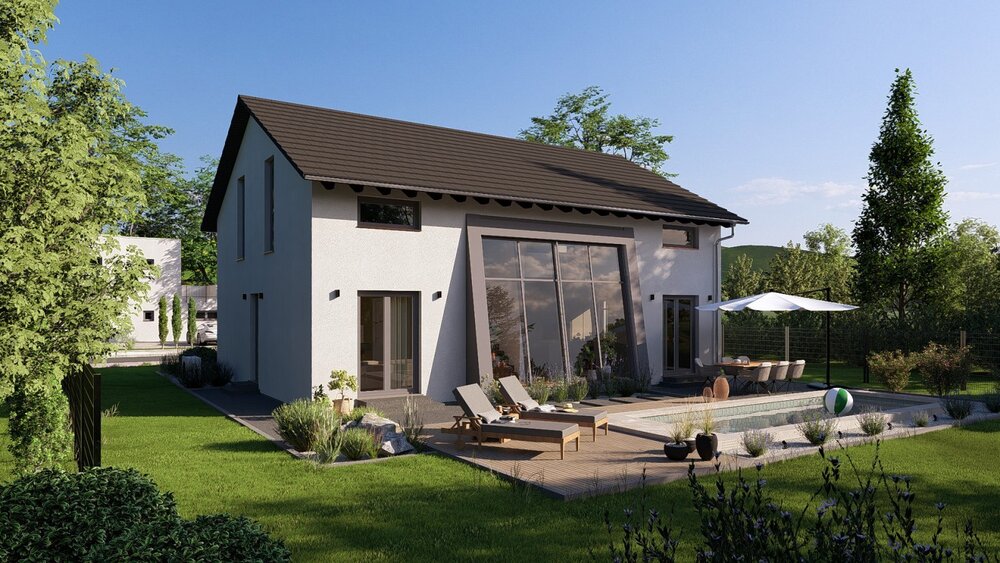 Attraktives projektiertes Einfamilienhaus in Herbstein mit flexiblem Ausbaukonzept - Einfamilienhaus Herbstein | Angebot:27349103