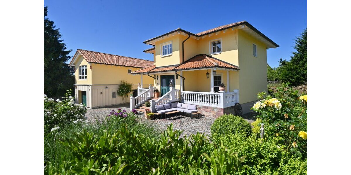 Provisionsfrei* Wohnen wie im Urlaub - Traumhaus im Biosphärenreservat Rhön - Einfamilienhaus Poppenhausen | Angebot:25634647