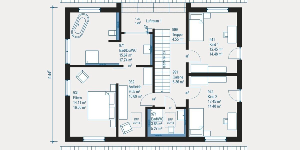 Attraktives projektiertes Einfamilienhaus in Herbstein mit flexiblem Ausbaukonzept - Einfamilienhaus Herbstein | Angebot:27349103