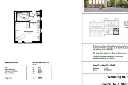 Wohnung Hünfeld - 1 Zimmer, 36 m&sup2;, 490&euro; | Angebot:23643316