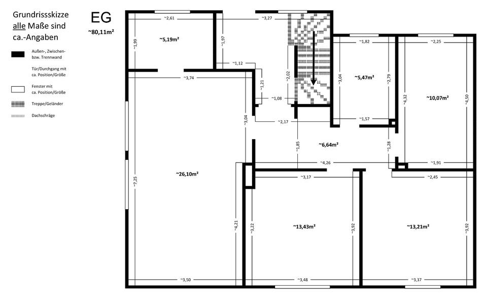 Einfamilienhaus Hünfeld - 9 Zimmer, 152 m&sup2;, 260.000&euro; | Angebot:26863308