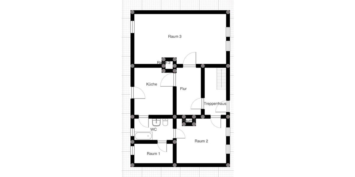 Etagenwohnung Hünfeld - 3 Zimmer, 635&euro; | Angebot:23263257