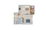 Etagenwohnung Fulda Haimbach - 2 Zimmer, 56 m&sup2;, 253.500&euro; | Angebot:25740778