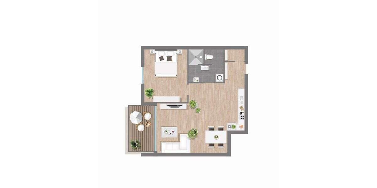 Etagenwohnung Fulda Haimbach - 2 Zimmer, 70 m&sup2;, 276.000&euro; | Angebot:25740777