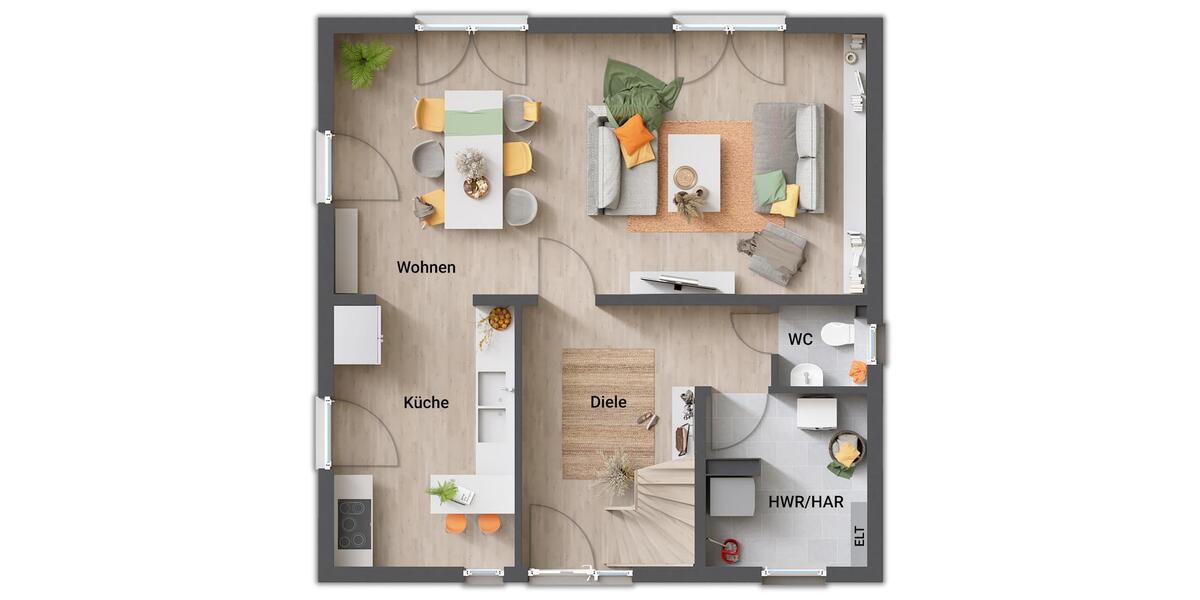 Einfamilienhaus Niederaula - 4 Zimmer, 123 m&sup2;, 256.950&euro; | Angebot:8794406