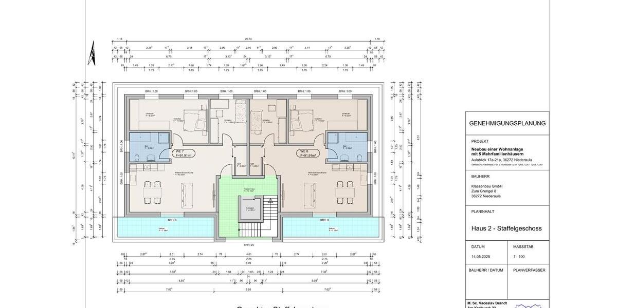 Etagenwohnung Niederaula - 3 Zimmer, 79 m&sup2;, 320.000&euro; | Angebot:25106486