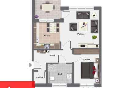Wohnung Schlitz - 2 Zimmer, 63 m&sup2;, 225.000&euro; | Angebot:25103138
