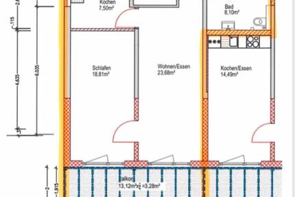 Wohnung Bad Salzschlirf - 2 Zimmer, 64 m&sup2;, 720&euro; | Angebot:25917392