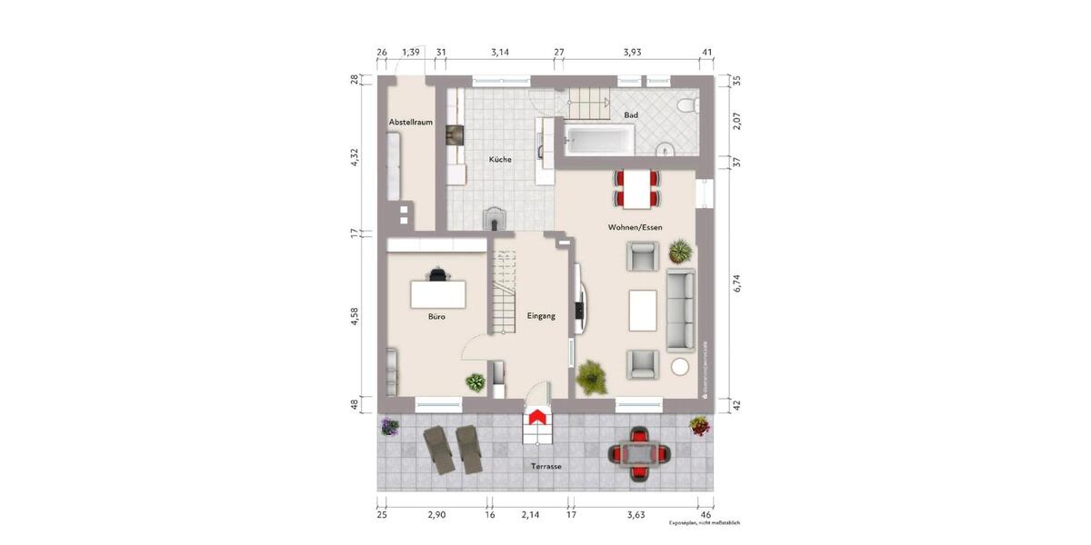 Reihenhaus Großenlüder - 5 Zimmer, 135 m&sup2;, 249.000&euro; | Angebot:26136357