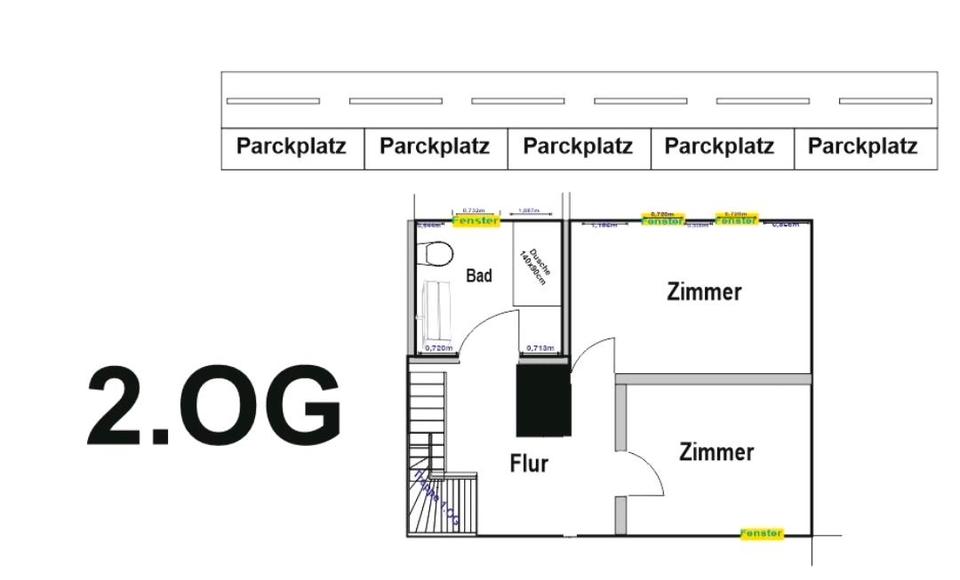 Etagenwohnung Lauterbach (Hessen) - 5 Zimmer, 133 m&sup2;, 750&euro; | Angebot:25837996