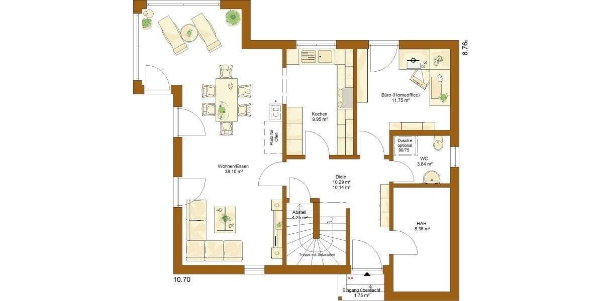 Einfamilienhaus Rasdorf - 5 Zimmer, 156 m&sup2;, 451.800&euro; | Angebot:25683693