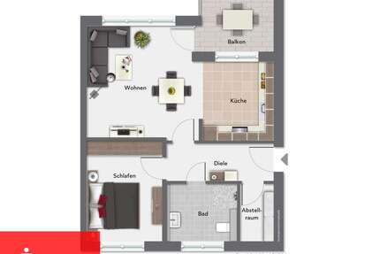 Wohnung Schlitz - 2 Zimmer, 63 m&sup2;, 225.000&euro; | Angebot:25933416