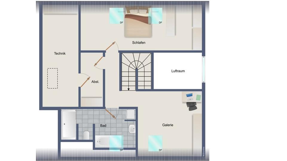 Maisonettenwohnung Fulda Aschenberg - 4 Zimmer, 119 m&sup2;, 1.750&euro; | Angebot:22092296