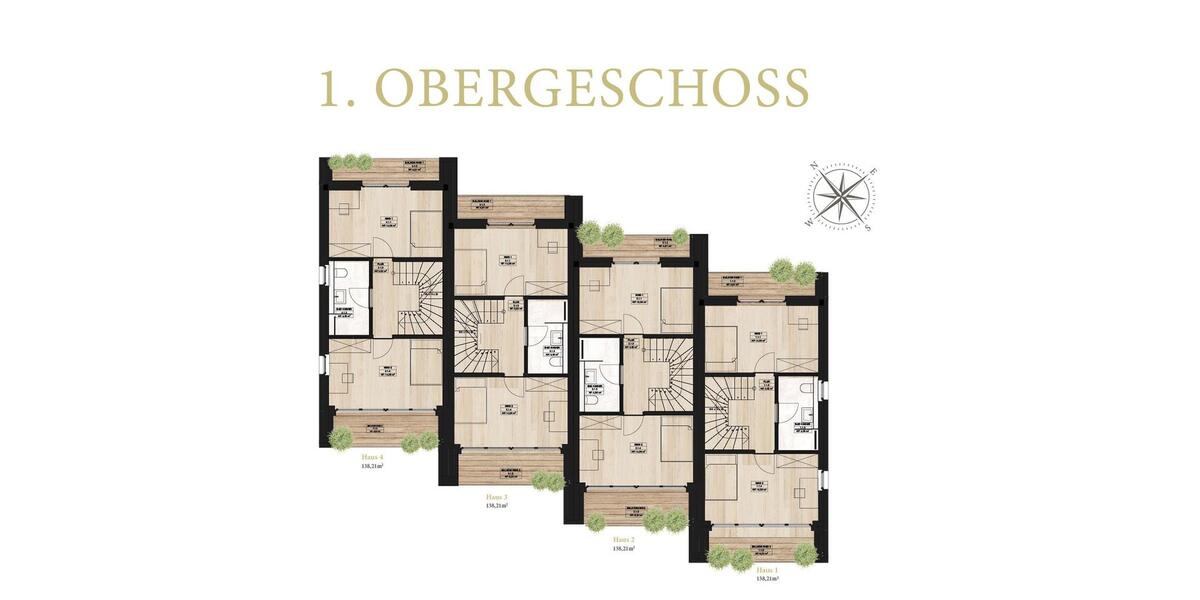 Reihenhaus Eichenzell - 5 Zimmer, 135 m&sup2;, 425.000&euro; | Angebot:26770392