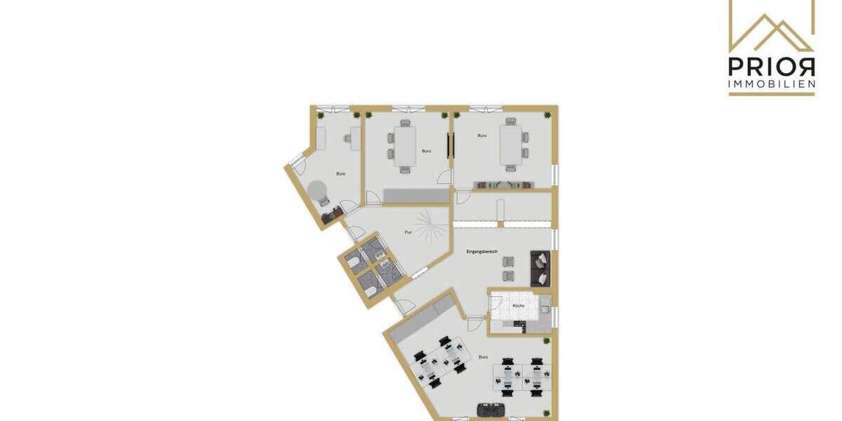 Gewerbeobjekt Fulda Innenstadt - 1 Zimmer, 285 m&sup2;, 3.090&euro; | Angebot:25769380