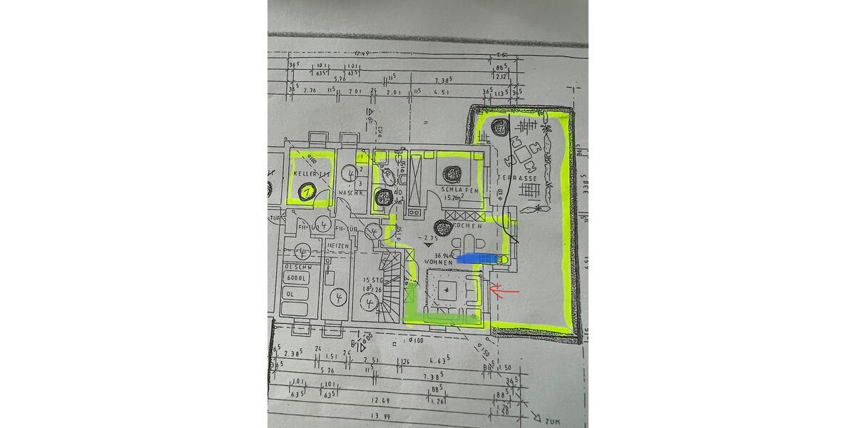 Etagenwohnung Hünfeld - 2 Zimmer, 62 m&sup2;, 160.000&euro; | Angebot:27190506