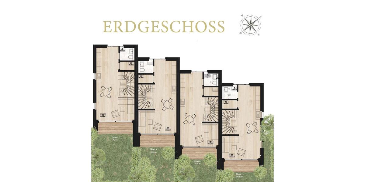 Reihenhaus Eichenzell - 5 Zimmer, 135 m&sup2;, 425.000&euro; | Angebot:26770392