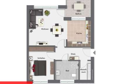 Wohnung Schlitz - 2 Zimmer, 63 m&sup2;, 225.000&euro; | Angebot:21671472