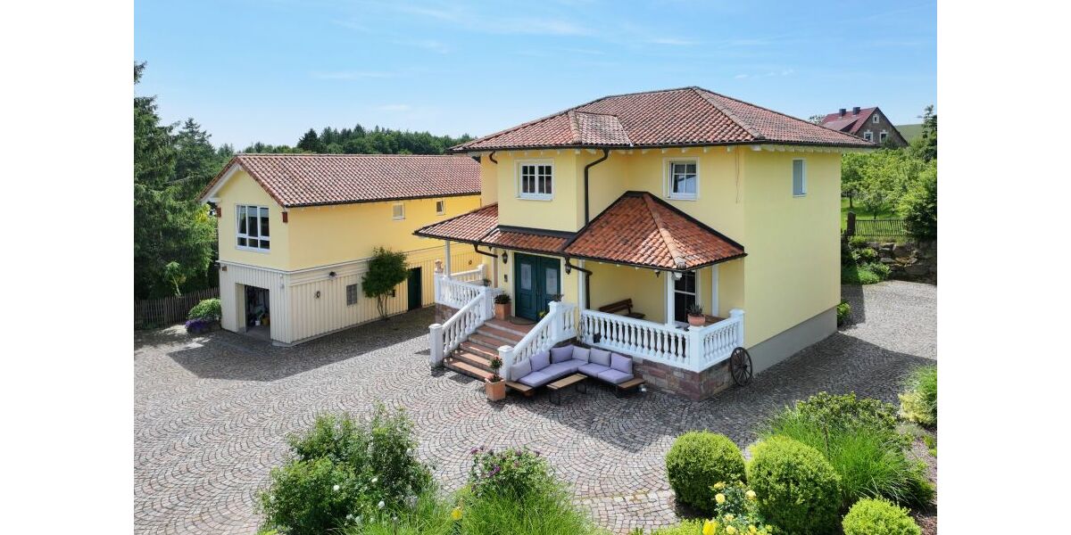 Provisionsfrei* Wohnen wie im Urlaub - Traumhaus im Biosphärenreservat Rhön - Einfamilienhaus Poppenhausen | Angebot:25634647