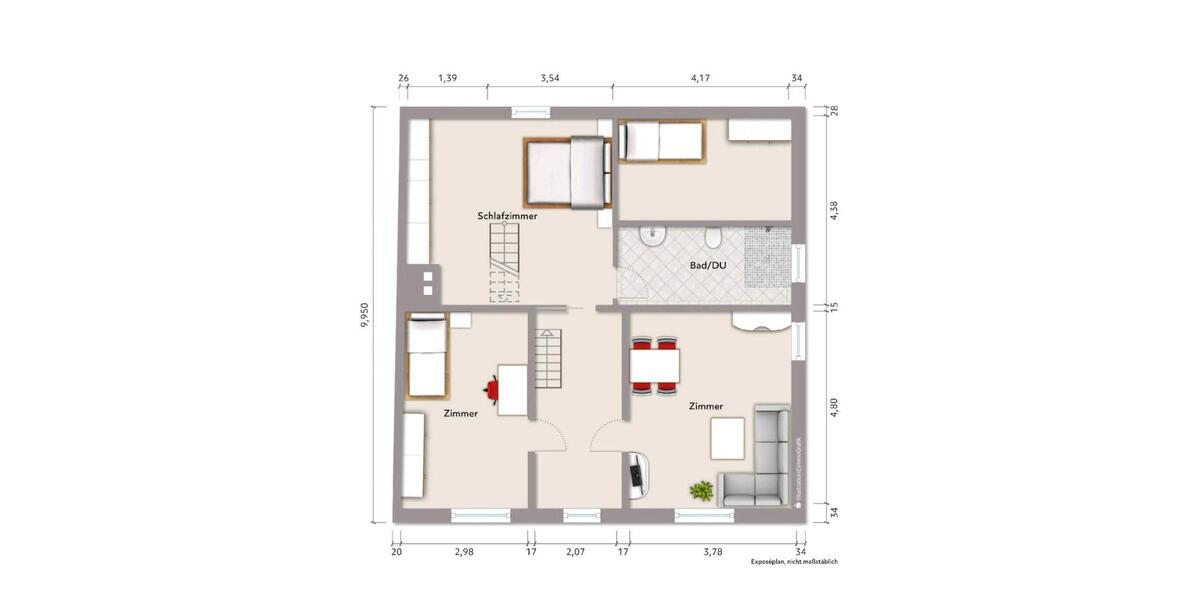 Reihenhaus Großenlüder - 5 Zimmer, 135 m&sup2;, 249.000&euro; | Angebot:26136357